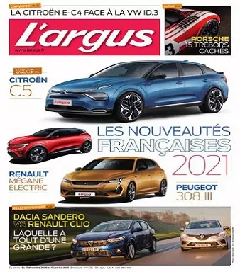 L’Argus N°4585 Du 17 Décembre 2020  [Magazines]