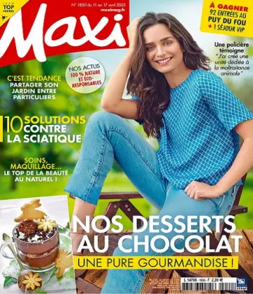 Maxi N°1850 Du 11 au 17 Avril 2022  [Magazines]