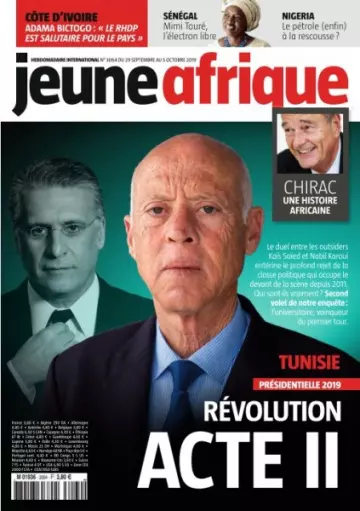 Jeune Afrique - 29 Septembre 2019  [Magazines]