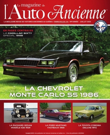 Le Magazine De L’Auto Ancienne – Juillet 2023  [Magazines]