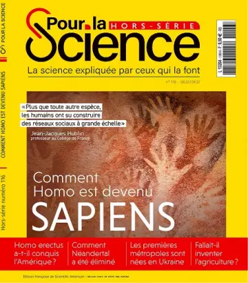 Pour La Science Hors Série N°116 – Août-Septembre 2022 [Magazines]