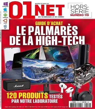 01Net Hors Série N°119 – Novembre-Décembre 2020  [Magazines]