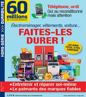 60 Millions De Consommateurs Hors Série N°134S – Avril-Mai 2021  [Magazines]