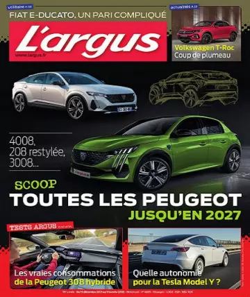 L’Argus N°4605 Du 15 Décembre 2021  [Magazines]