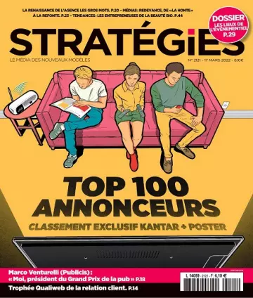 Stratégies N°2121 Du 17 au 23 Mars 2022  [Magazines]