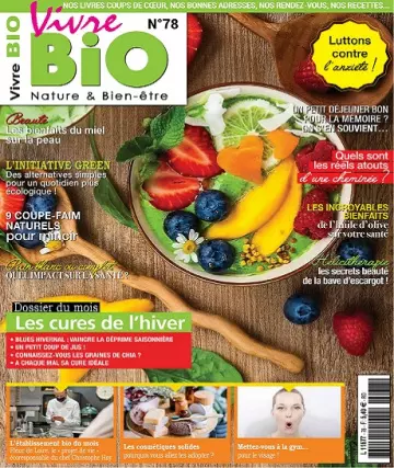Vivre Bio N°78 – Janvier-Février 2022 [Magazines]