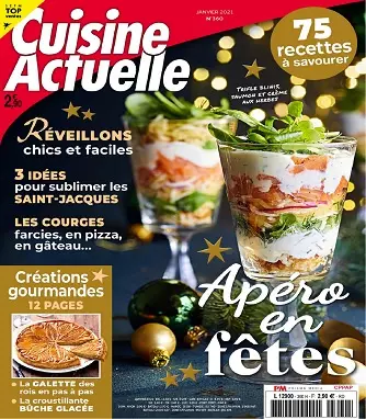 Cuisine Actuelle N°360 – Janvier 2021 [Magazines]