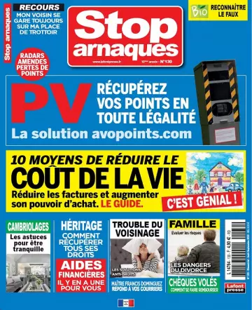 Stop Arnaques N°130 – Août-Septembre 2019 [Magazines]