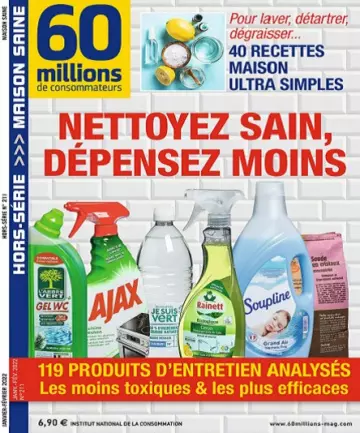60 Millions De Consommateurs Hors Série N°211 – Janvier-Février 2022  [Magazines]