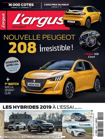 L’Argus N°4549 Du 28 Février au 13 Mars 2019  [Magazines]