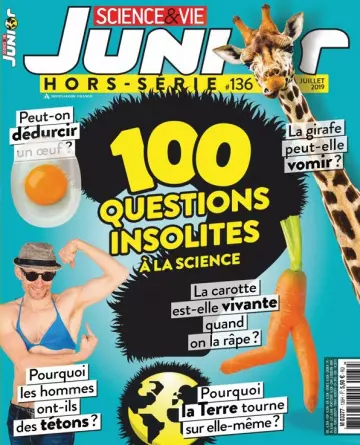 Science et Vie Junior Hors Série N°136 – Juillet 2019  [Magazines]
