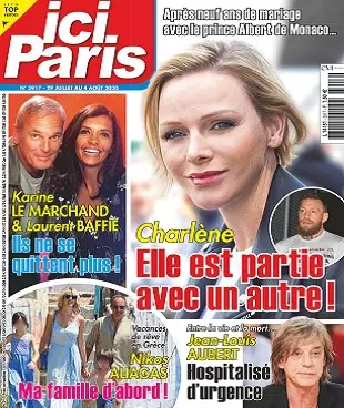 Ici Paris N°3917 Du 29 Juillet 2020  [Magazines]