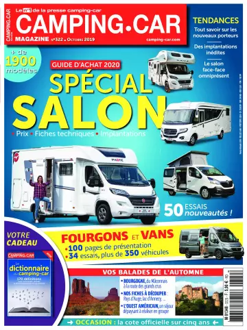 Camping-Car Magazine - Octobre 2019  [Magazines]
