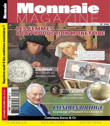 Monnaie Magazine N°244 – Novembre-Décembre 2022 [Magazines]