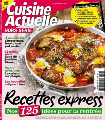 Cuisine Actuelle Hors Série N°159 – Septembre 2021  [Magazines]
