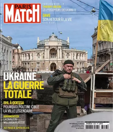 Paris Match N°3803 Du 24 au 30 Mars 2022  [Magazines]