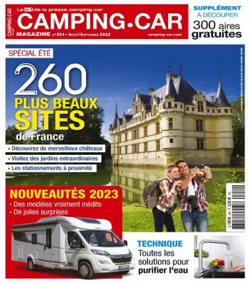 Camping-Car Magazine N°354 – Août-Septembre 2022  [Magazines]