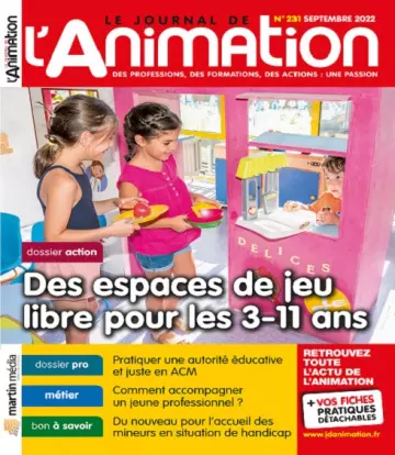 Le Journal De L’Animation N°231 – Septembre 2022  [Magazines]