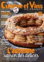 Cuisine et Vins De France N°184 – Novembre 2018 [Magazines]