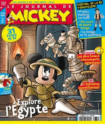 Le Journal De Mickey N°3639 Du 16 au 22 Mars 2022  [Magazines]