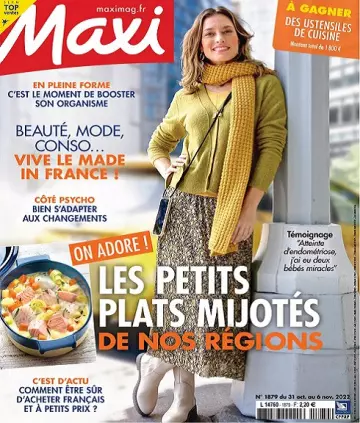 Maxi N°1879 Du 31 Octobre 2022  [Magazines]