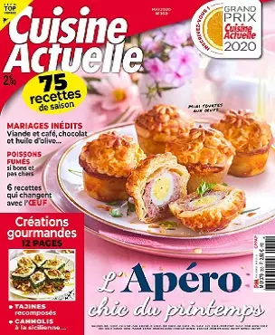 Cuisine Actuelle N°353 – Mai 2020 [Magazines]