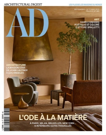 AD Architectural Digest N°180 – Septembre-Octobre 2023 [Magazines]