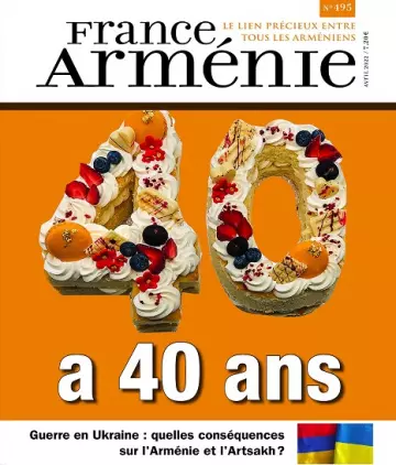 France Arménie N°495 – Avril 2022 [Magazines]