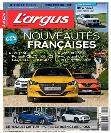 L’Argus N°4557 Du 25 Juillet 2019  [Magazines]
