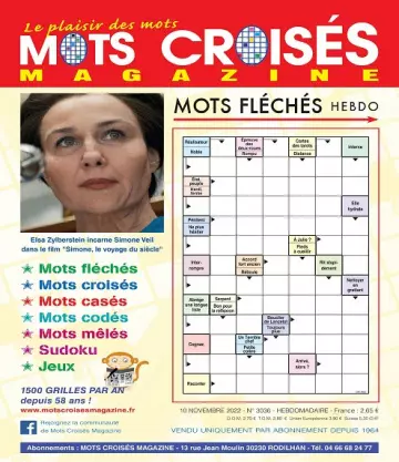 Mots Croisés Magazine N°3036 Du 10 Novembre 2022 [Magazines]