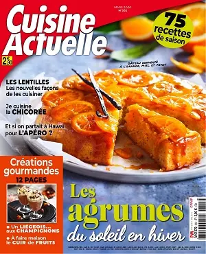 Cuisine Actuelle N°351 – Mars 2020 [Magazines]