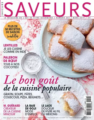 Saveurs N°253 – Mars 2019  [Magazines]