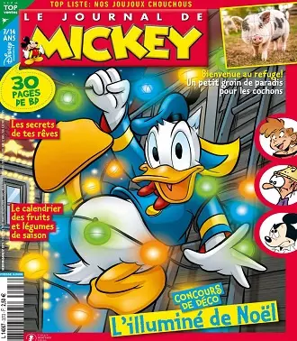Le Journal De Mickey N°3573 Du 9 Décembre 2020  [Magazines]