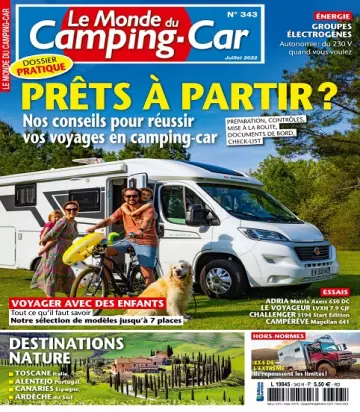 Le Monde Du Camping-Car N°343 – Juillet 2022 [Magazines]