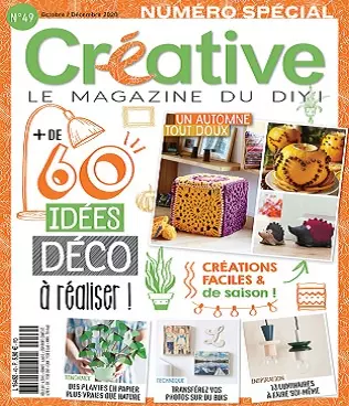 Créative N°49 – Octobre-Décembre 2020  [Magazines]