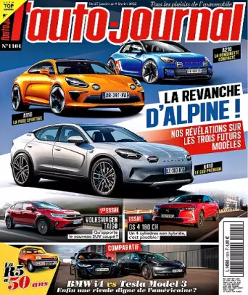 L’Auto-Journal N°1101 Du 27 Janvier 2022  [Magazines]