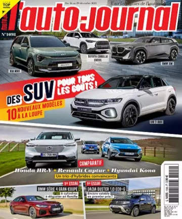 L’Auto-Journal N°1098 Du 16 au 29 Décembre 2021  [Magazines]