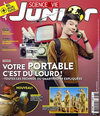 Science et Vie Junior N°378 – Mars 2021  [Magazines]