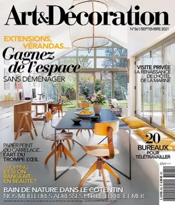 Art et Décoration N°561 – Septembre 2021 [Magazines]