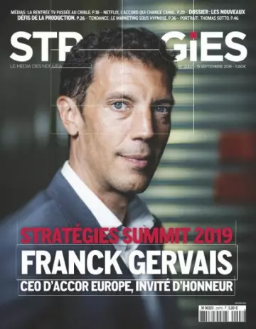 Stratégies - 19 Septembre 2019  [Magazines]