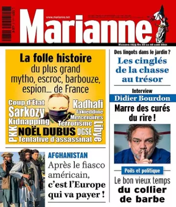 Marianne N°1275 Du 20 au 26 Août 2021  [Magazines]