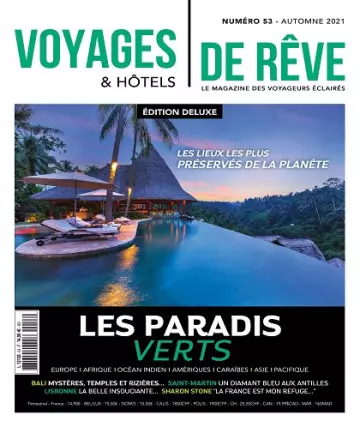 Voyages et Hôtels De Rêve N°53 – Automne 2021 [Magazines]