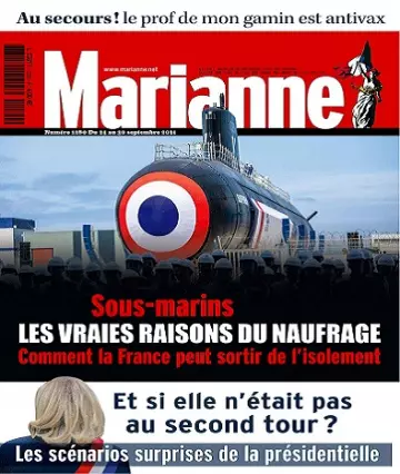 Marianne N°1280 Du 24 au 30 Septembre 2021  [Magazines]