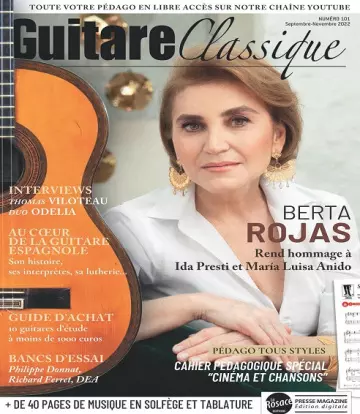 Guitare Classique N°101 – Septembre-Novembre 2022 [Magazines]