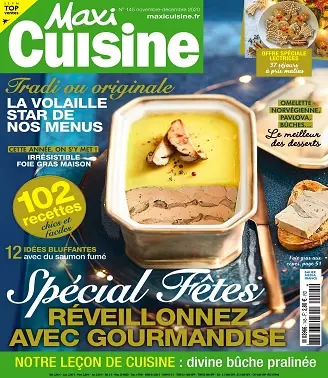 Maxi Cuisine N°145 – Novembre-Décembre 2020  [Magazines]