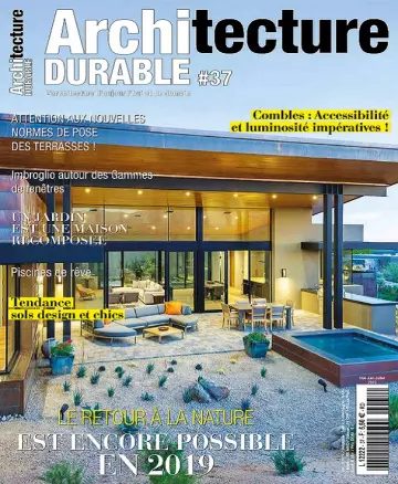 Architecture Durable N°37 – Mai-Juillet 2019  [Magazines]