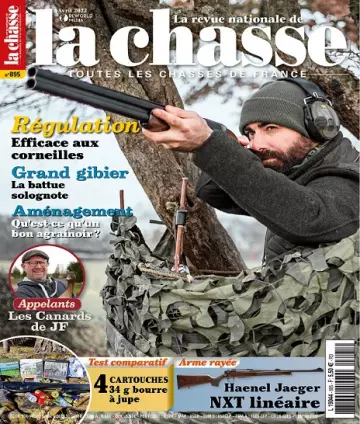 La Revue Nationale De La Chasse N°895 – Avril 2022 [Magazines]