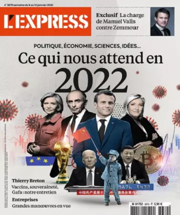 L’Express N°3679 Du 6 au 12 Janvier 2022  [Magazines]