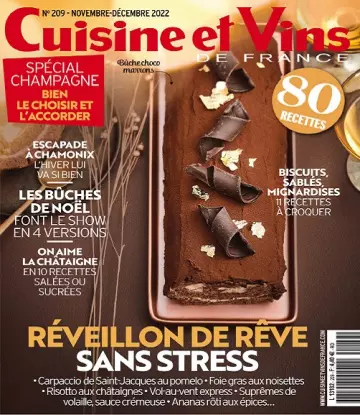 Cuisine et Vins De France N°209 – Novembre-Décembre 2022 [Magazines]