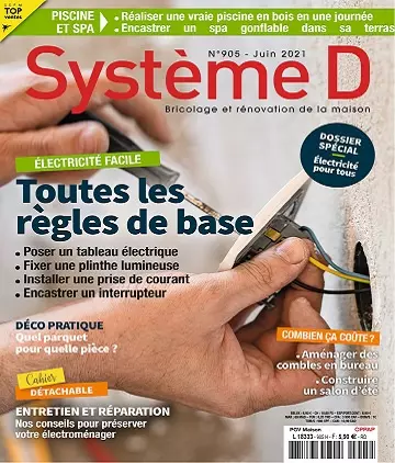 Système D N°905 – Juin 2021  [Magazines]